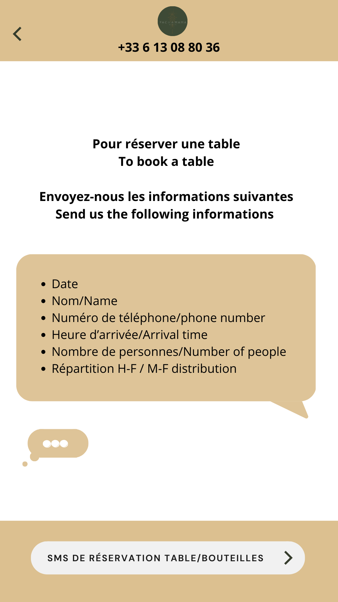 rréservation